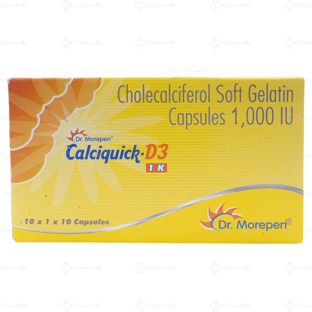Calciquick D3 1K Capsule 10s