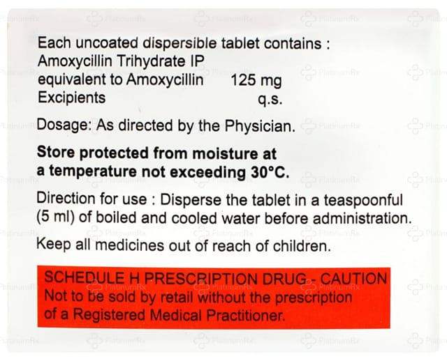 Almox DT 125mg Tablet 15s