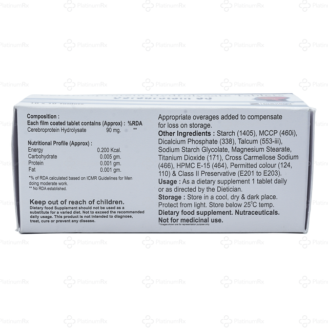 Cerebrotein 90mg Tablet 10s