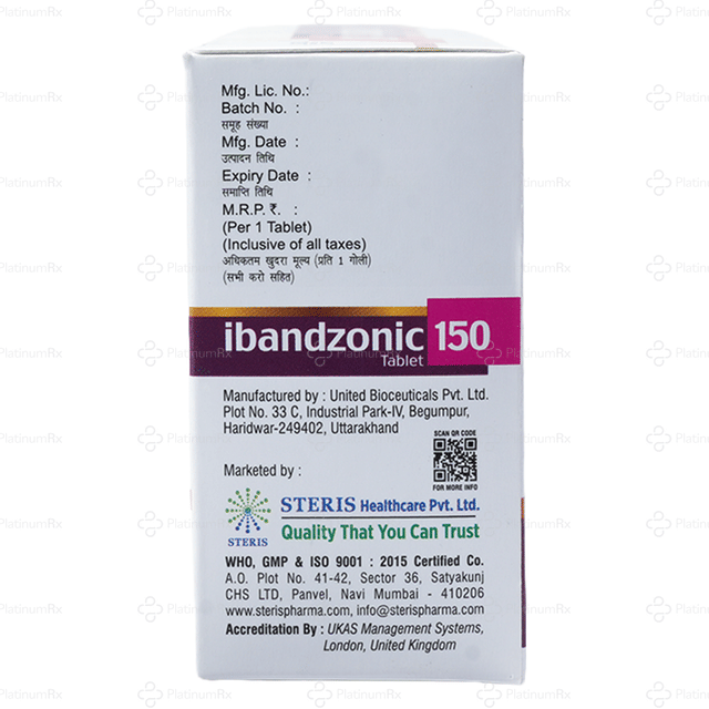Ibandzonic 150mg Tablet 1s