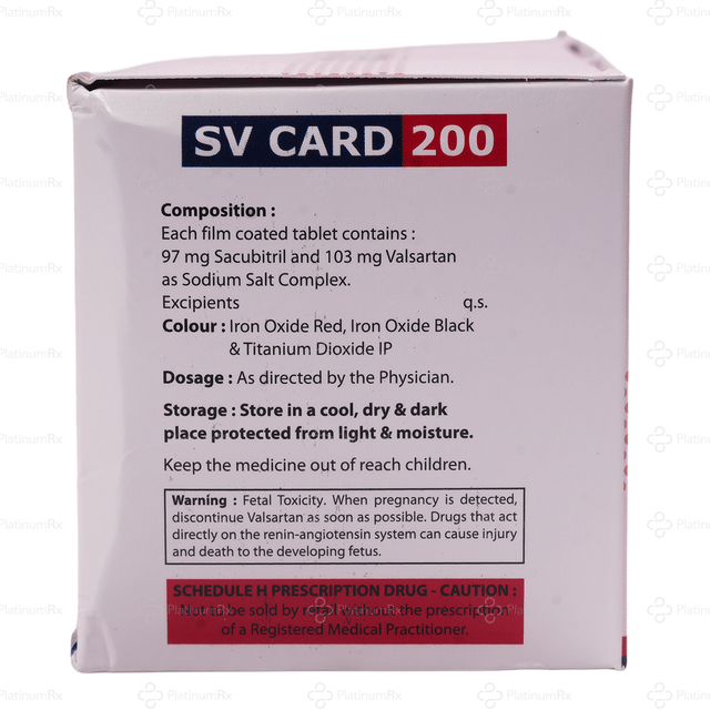 SV Card 200mg Tablet 7s