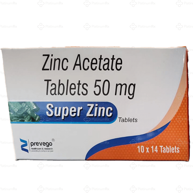 Super Zinc 50mg Tablet 14s