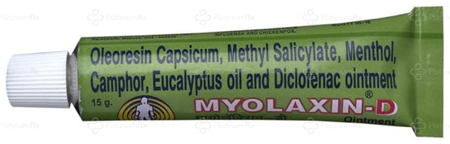 Myolaxin D Ointment 15gm