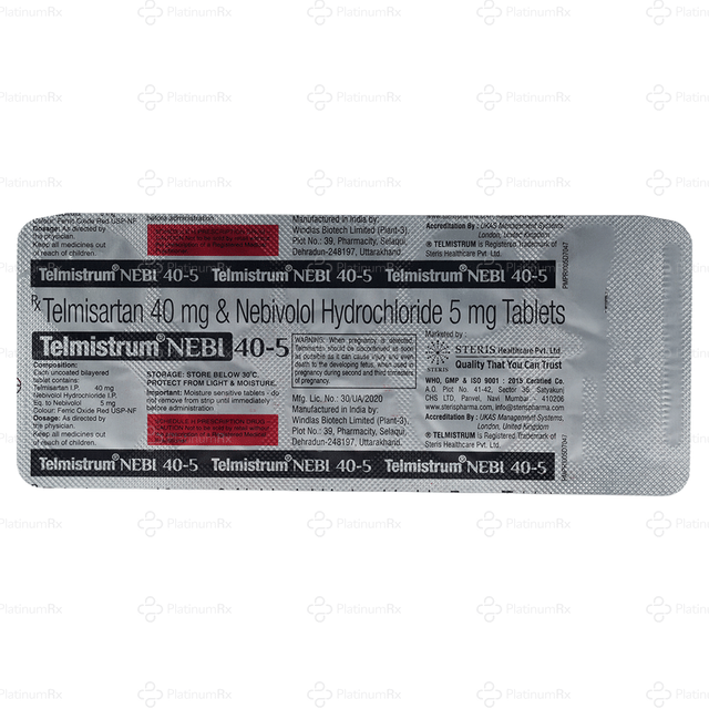 Telmistrum NEBI 40/5mg Tablet 10s
