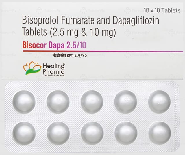 Bisocor Dapa 2.5/10mg Tablet 10s