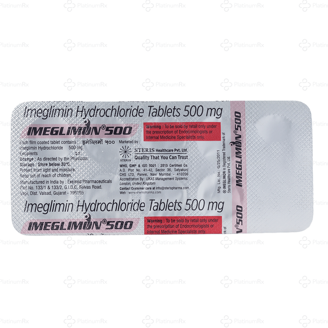 Imeglimon 500mg Tablet 10s
