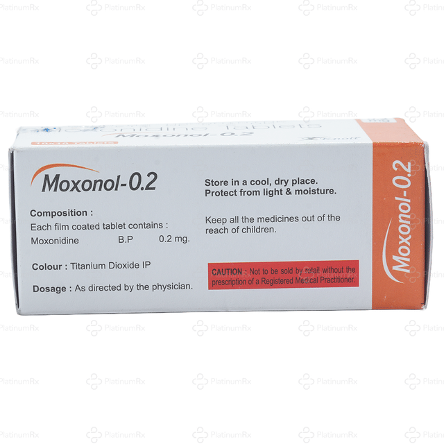 Moxonol 0.2mg Tablet 10s
