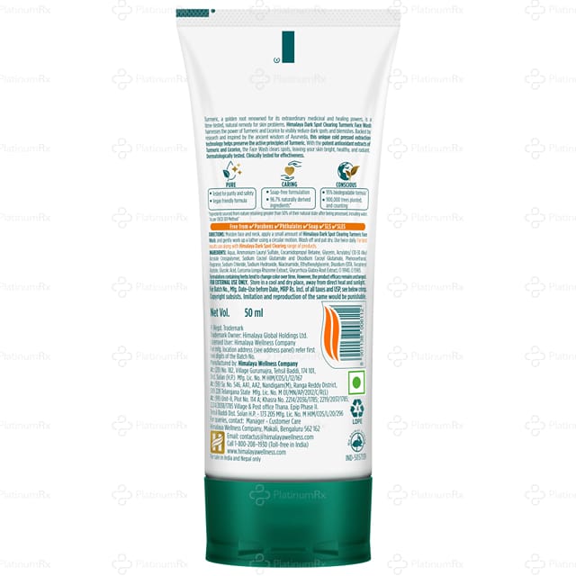 Turmeric Facewash Darkspot Clean 50ml