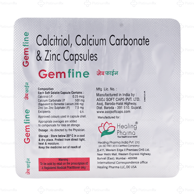 Gemfine Capsule 15s
