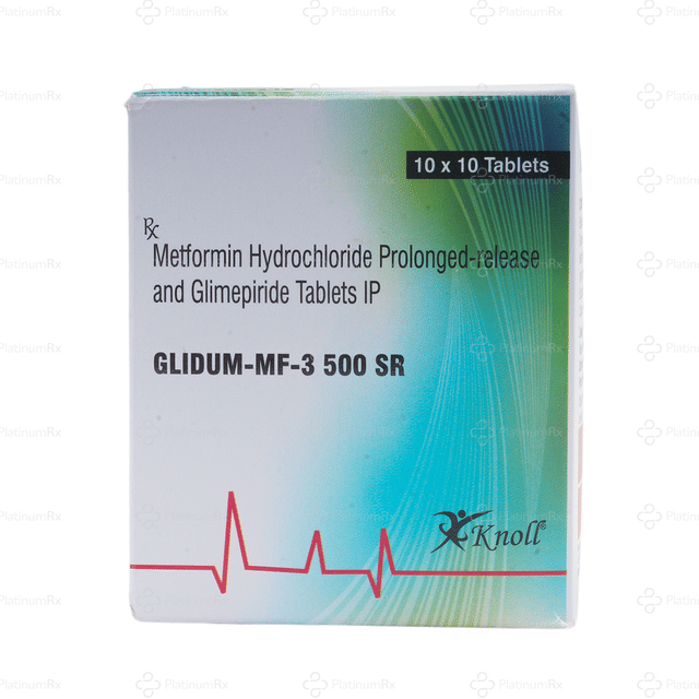 Glidum MF 3/500mg Tablet SR 10s