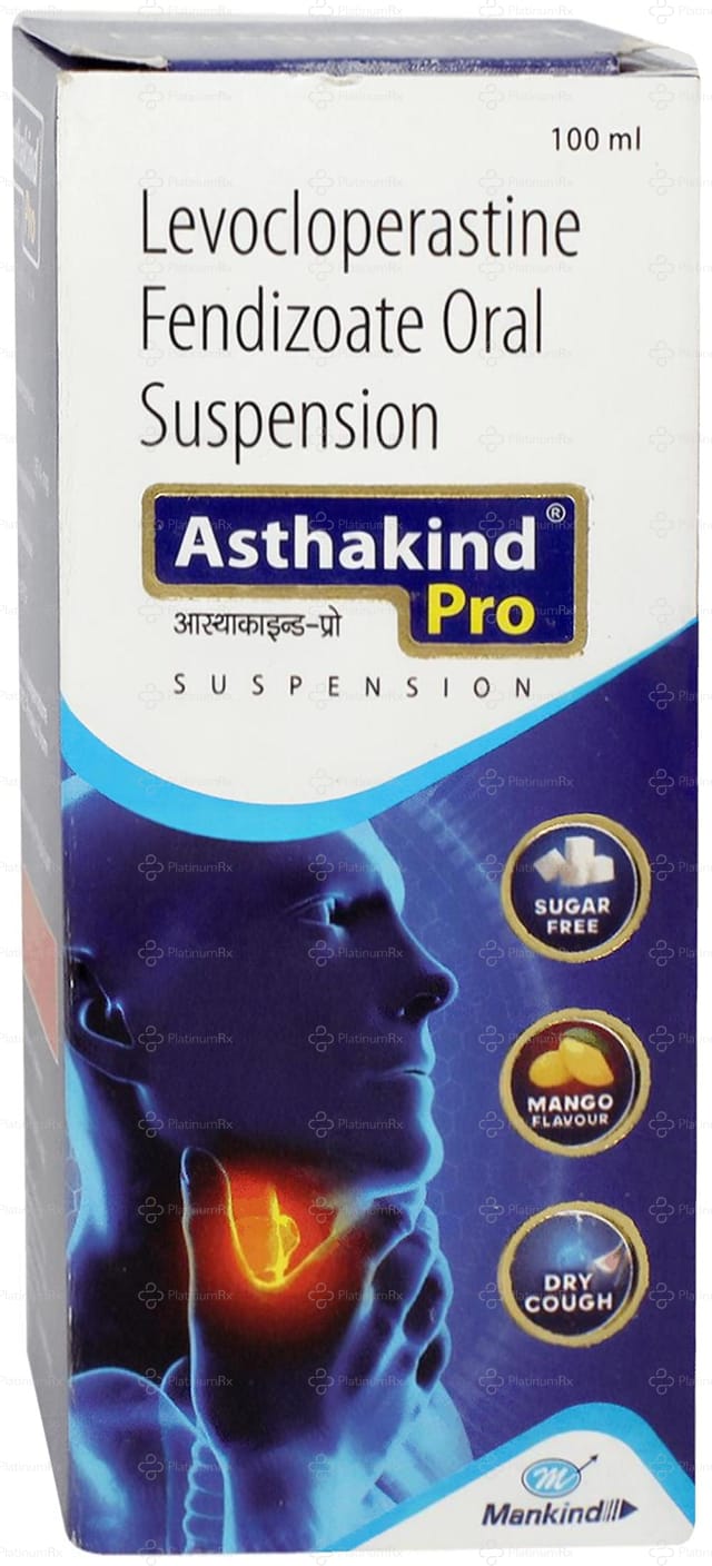 Asthakind 35.4mg Pro Oral Suspension Mango Sugar Free 100ml