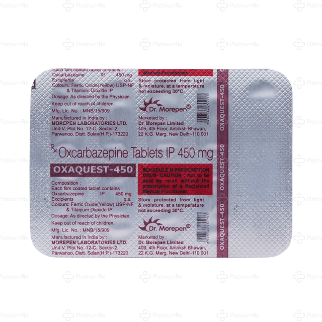 Oxaquest 450mg Tablet 10s