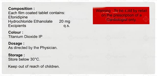 Efonta 20mg Tablet 15s