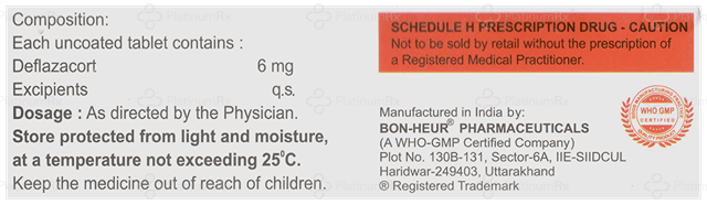 Deflamune 6mg Tablet 10s