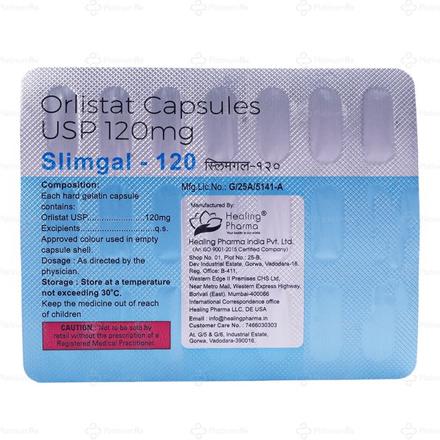 Slimgal 120mg Capsule 21s