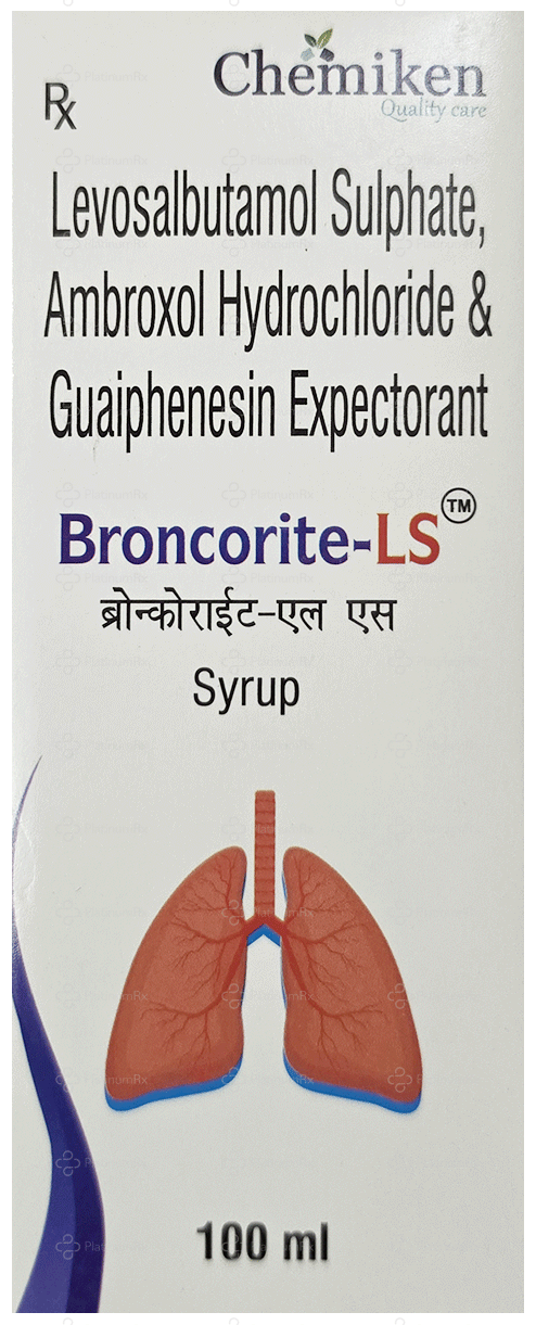 Broncorite LS 30/50/1mg Expectorant 100ml