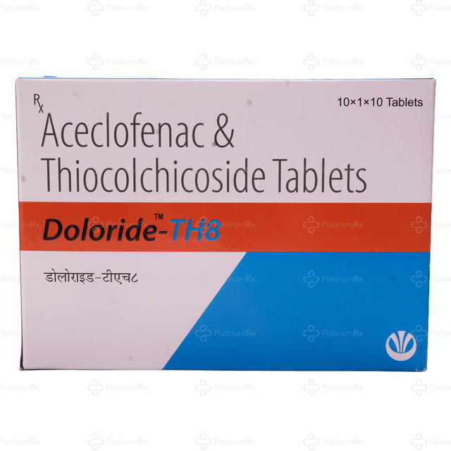 Doloride TH 100/8mg Tablet 10s