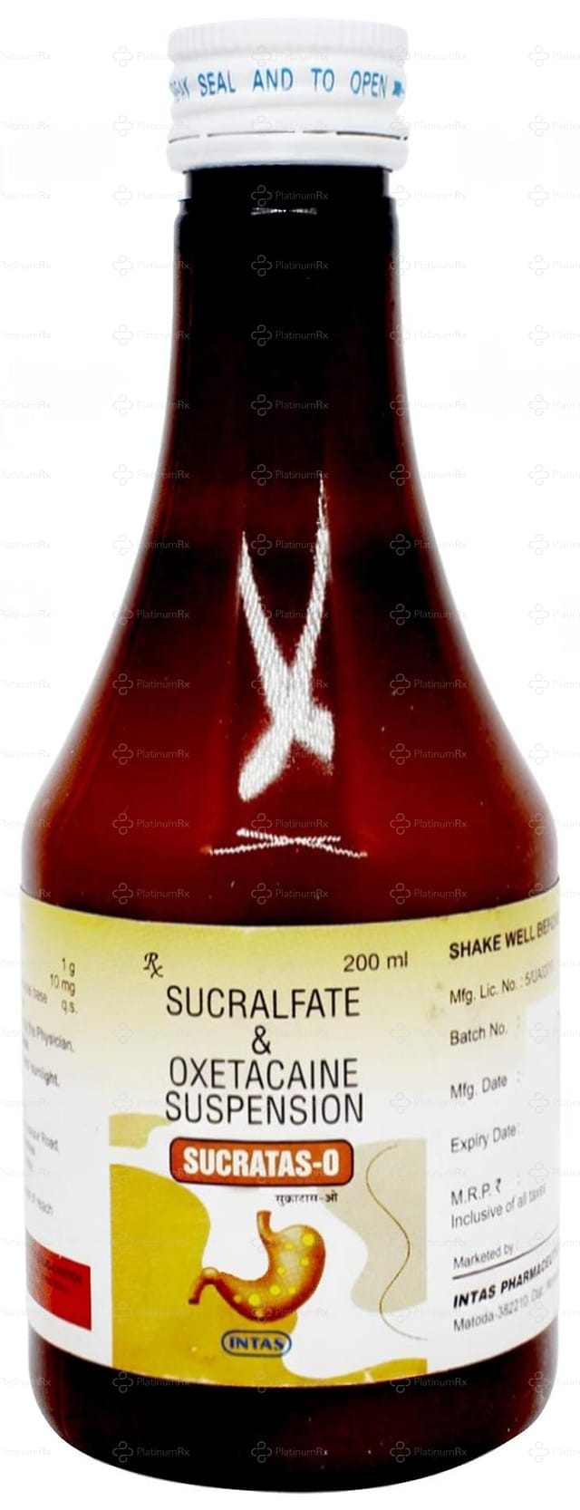Sucratas O 20/1000mg Suspension 200ml