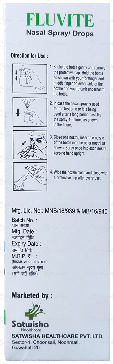 Fluvite 27.5mcg Nasal Spray 10ml