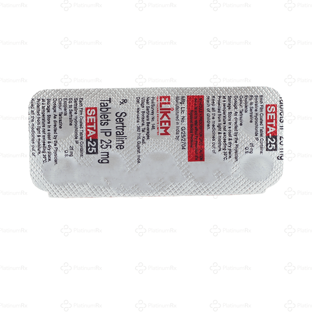Seta 25mg Tablet 10s
