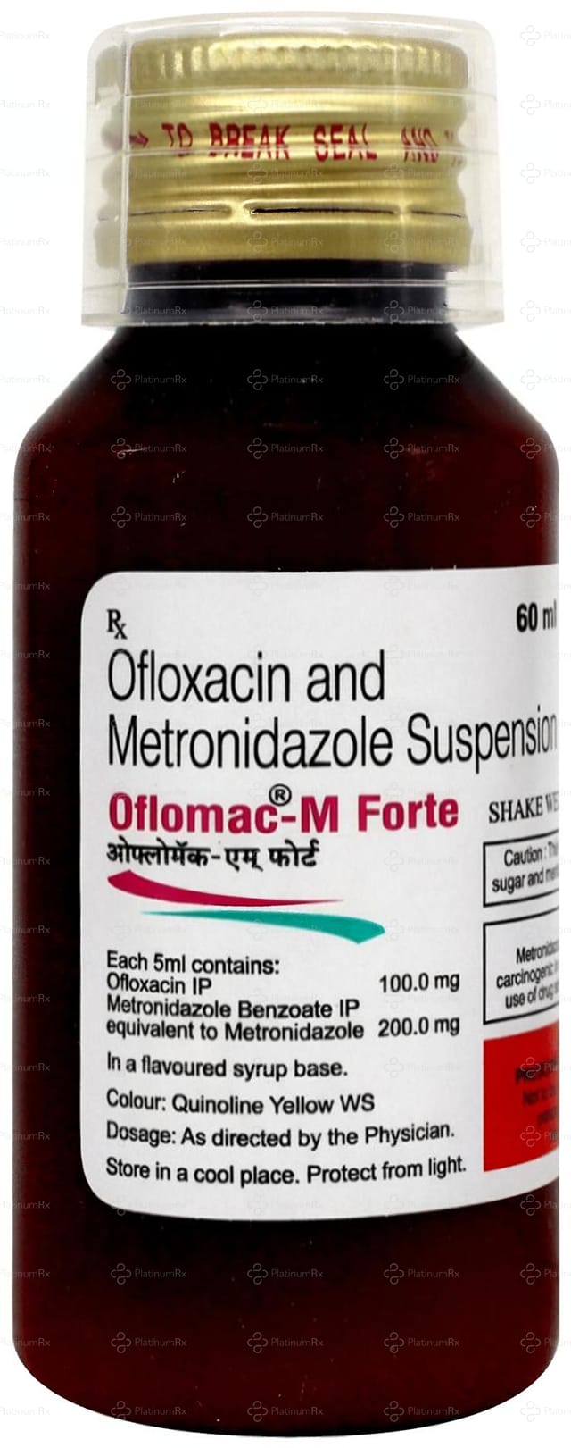 Oflomac M Forte 200/100mg Suspension 60ml