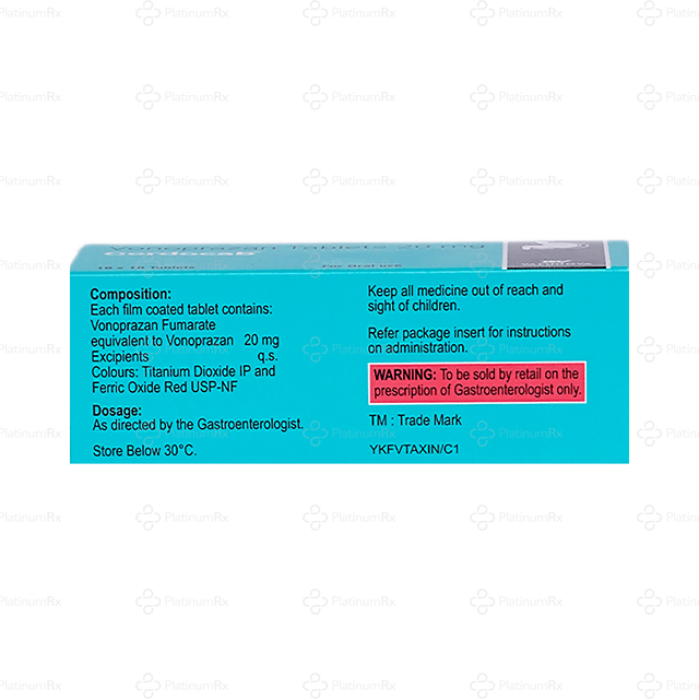Gerdocab 20mg Tablet 10s