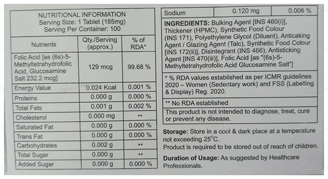 Q4LIC 129mcg Tablet 10s