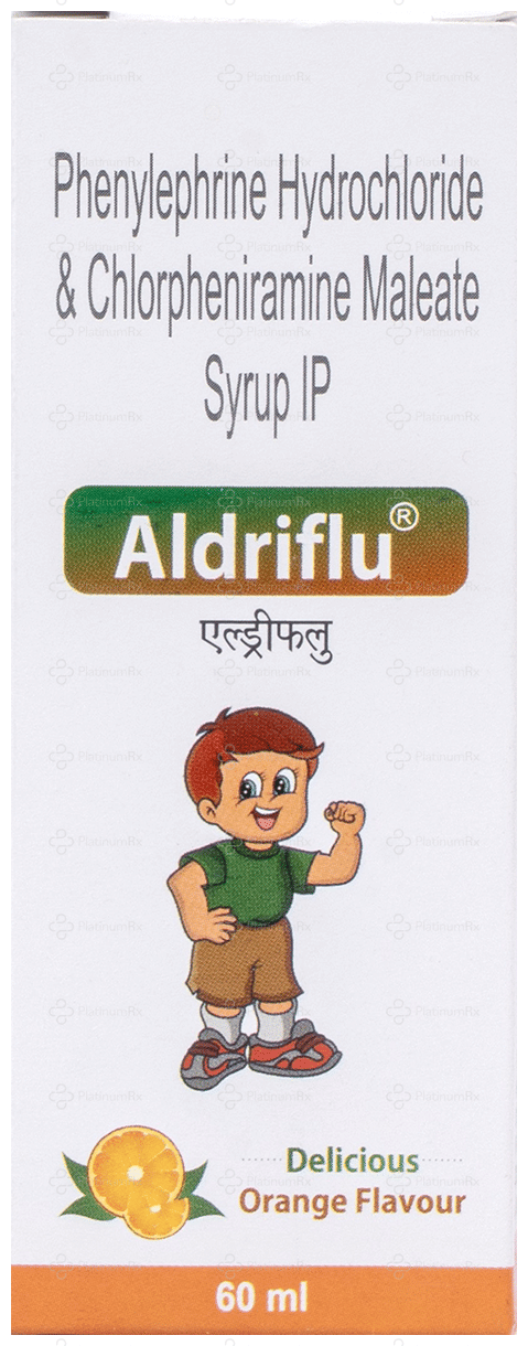 Aldriflu 2/5mg Orange Delicious Syrup 60ml