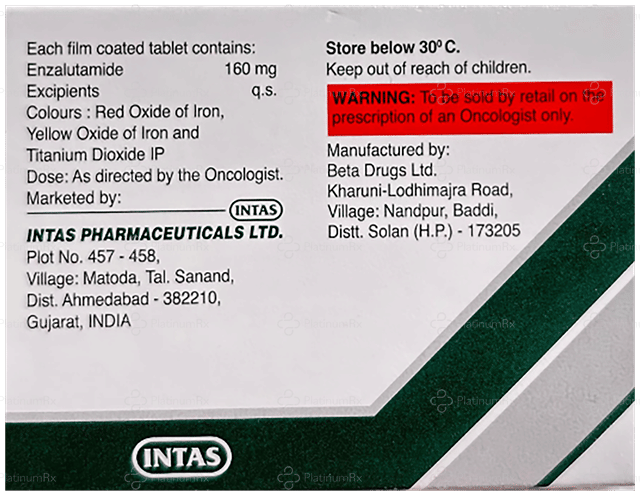 Enzamide 160mg Tablet 7s