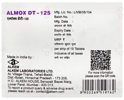 Almox DT 125mg Tablet 15s