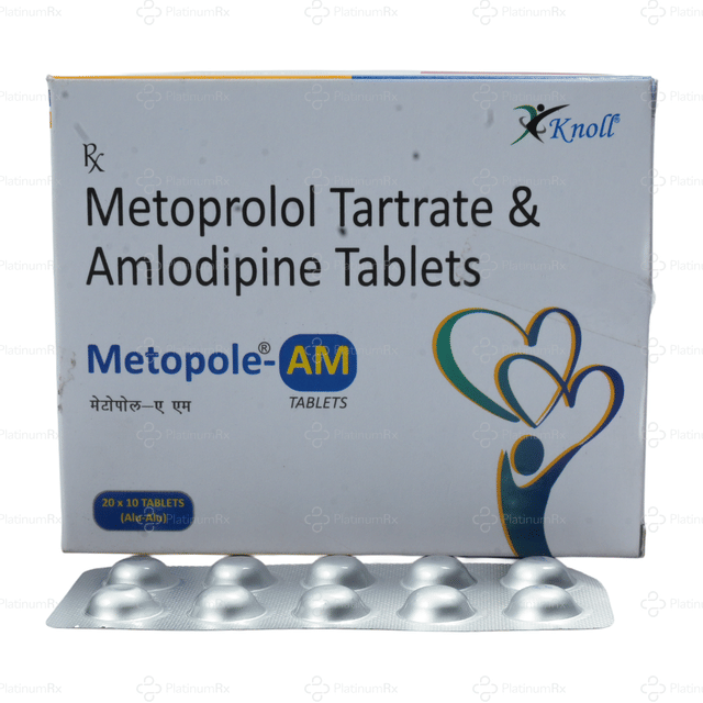 Metopole AM 5/50mg Tablet 10s