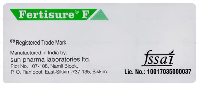 Fertisure F 40mg/141mcg Tablet 10s