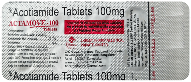 Actamove 100mg Tablet 10s