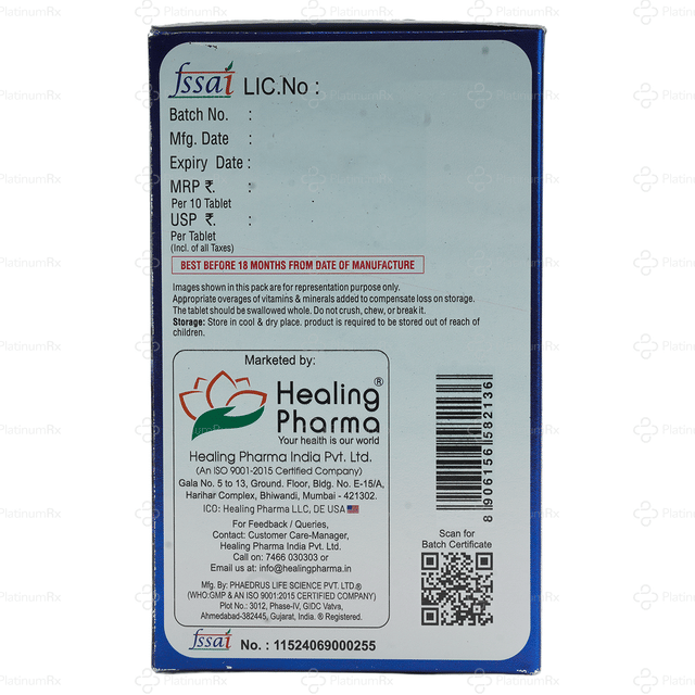 Healing Ok Tablet 10s