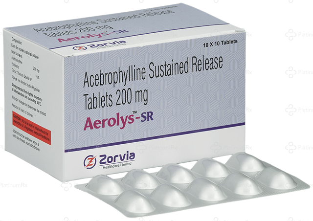 Aerolys 200mg Tablet SR 10s