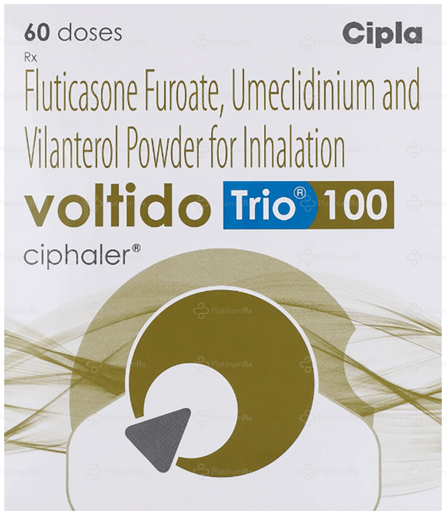 Voltido Trio 100 Ciphaler Inhaler 60MDI