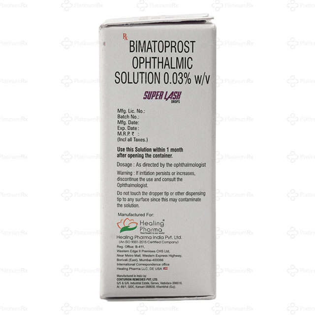 Super Lash 0.03% Ophthalmic Eye Drop 3ml