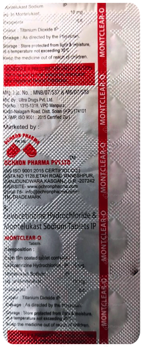 Montclear O 5/10mg Tablet 10s