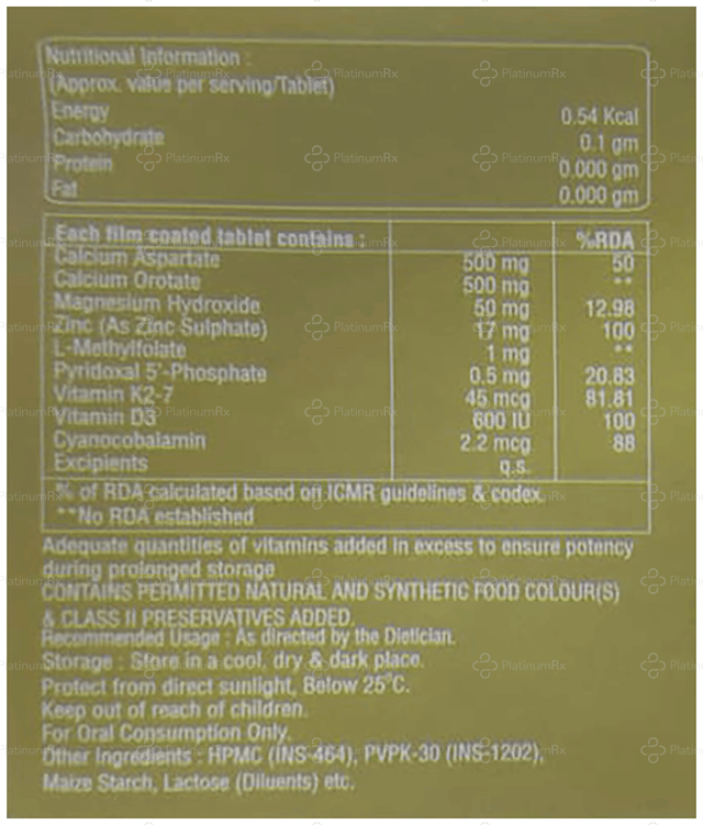 Octocal Plus Tablet 10s