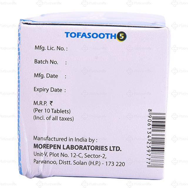 Tofasooth 5mg Tablet 10s