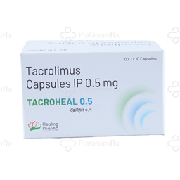 Tacroheal 0.5mg Capsule 10s