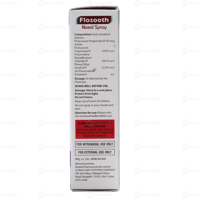 Flosooth 0.05% Nasal Spray 10ml