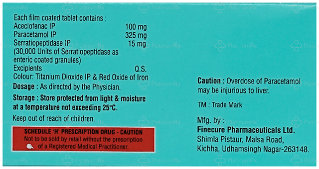 Pencenax SP 100/325/15mg Tablet 10s