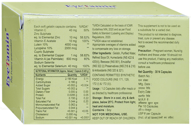 Eyetamin Capsule 10s