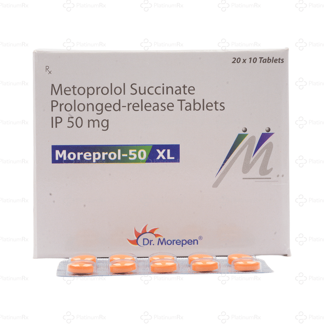 Moreprol 50mg XL Tablet PR 10s