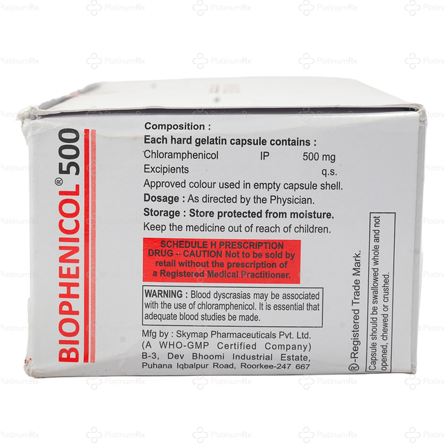 Biophenicol 500mg Capsule 10s