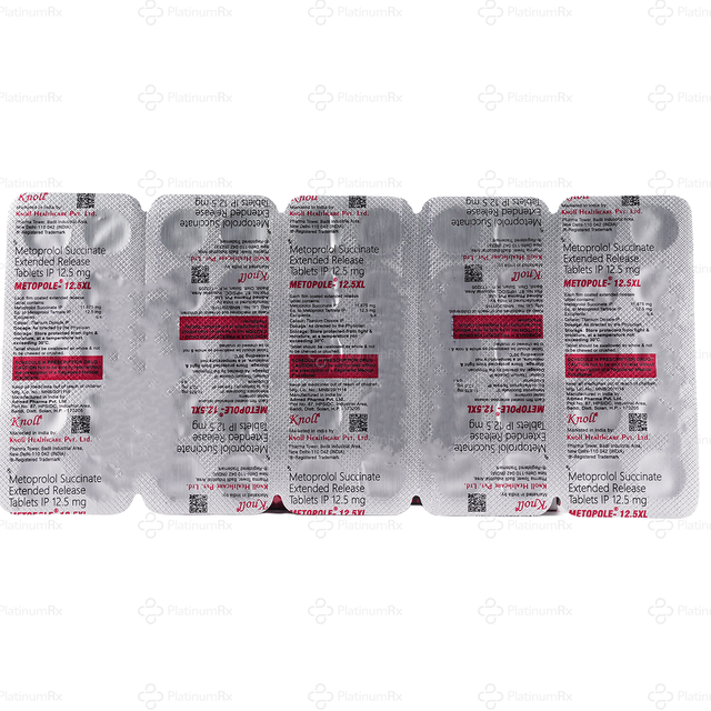 Metopole 12.5mg XL Tablet ER 10s