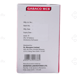 Gabaco MCB 300/500mcg Tablet 10s