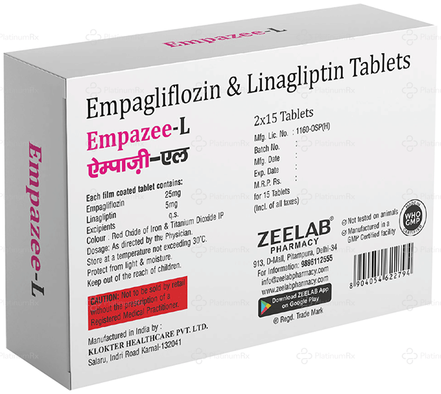 Empazee L 25/5mg Tablet 15s