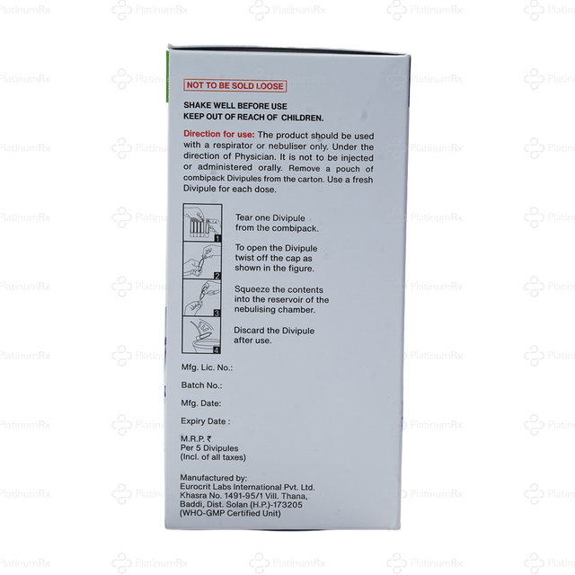 Budevin F1 Divipule Respules 5X2ml